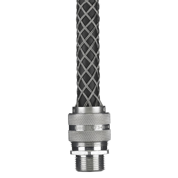 Deluxe Cord Grip, Straight, Aluminum Body, Stainless Steel Grip